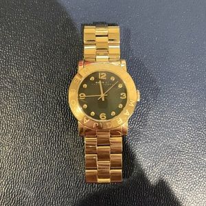 Marc by Marc Jacobs gold round watch!